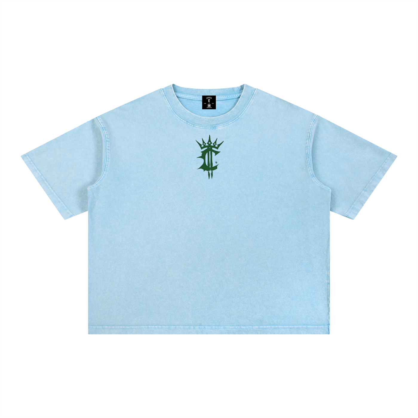 Mineral Wash Boxy Cotton T-Shirt