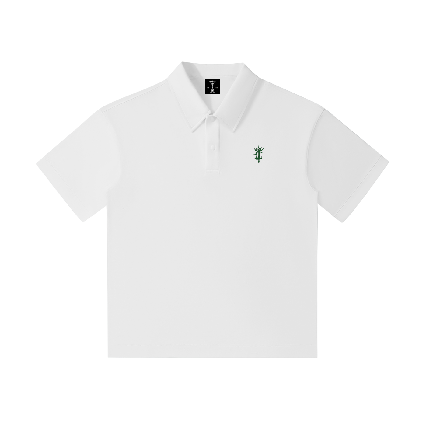 Drop Shoulder Short-Sleeve Polo