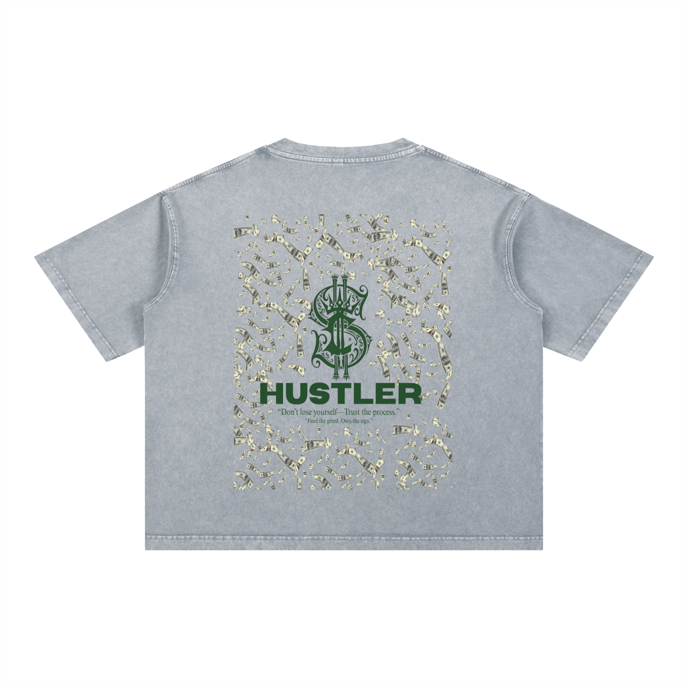 Mineral Wash Boxy Cotton T-Shirt