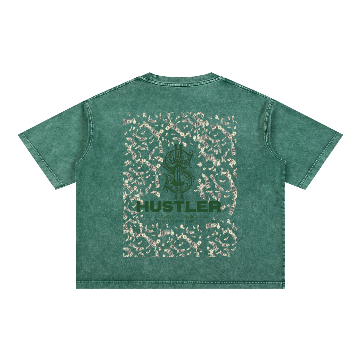 Mineral Wash Boxy Cotton T-Shirt