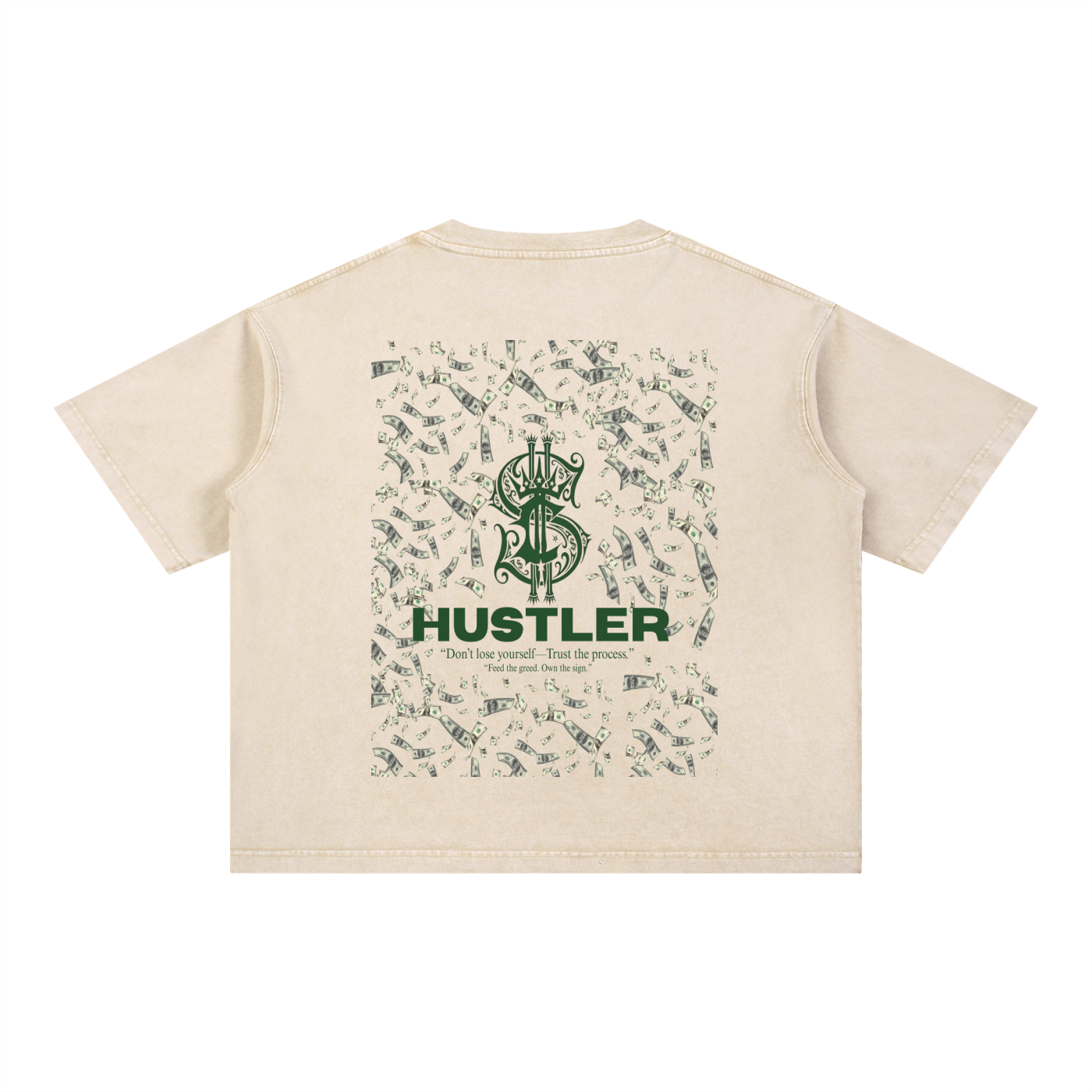 Mineral Wash Boxy Cotton T-Shirt