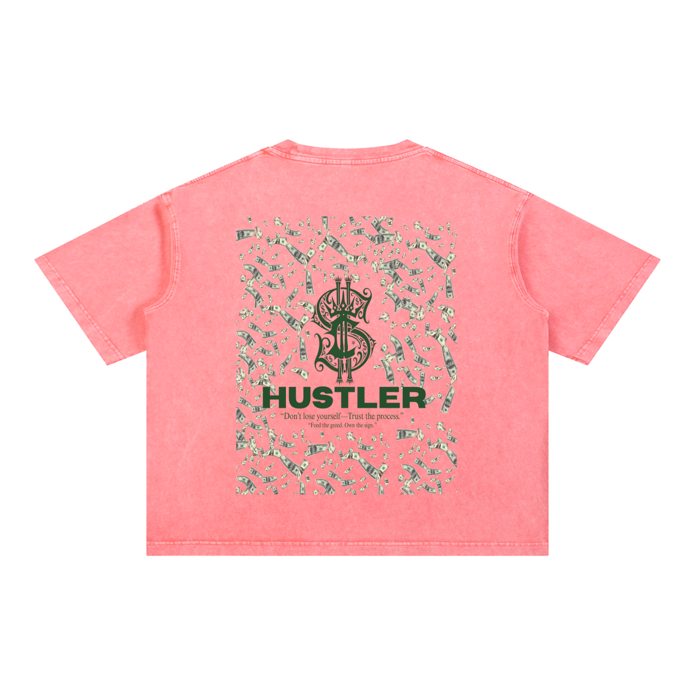 Mineral Wash Boxy Cotton T-Shirt