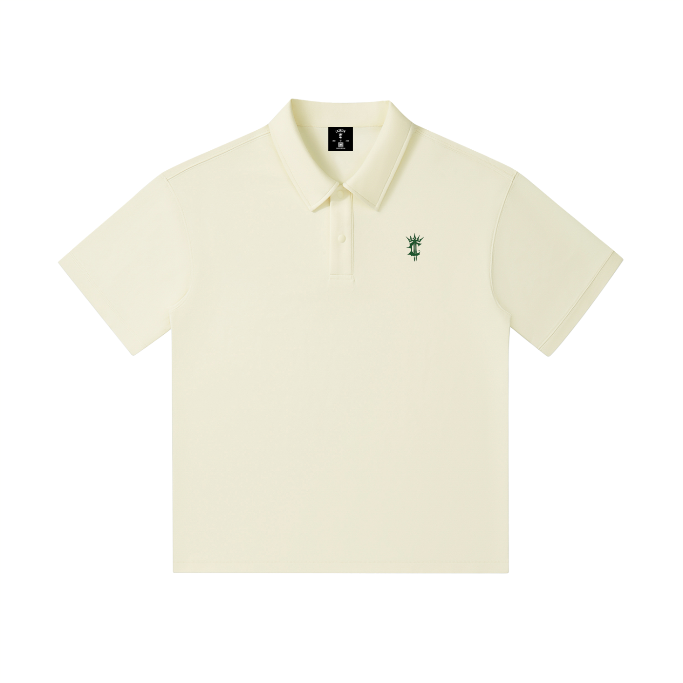 Drop Shoulder Short-Sleeve Polo