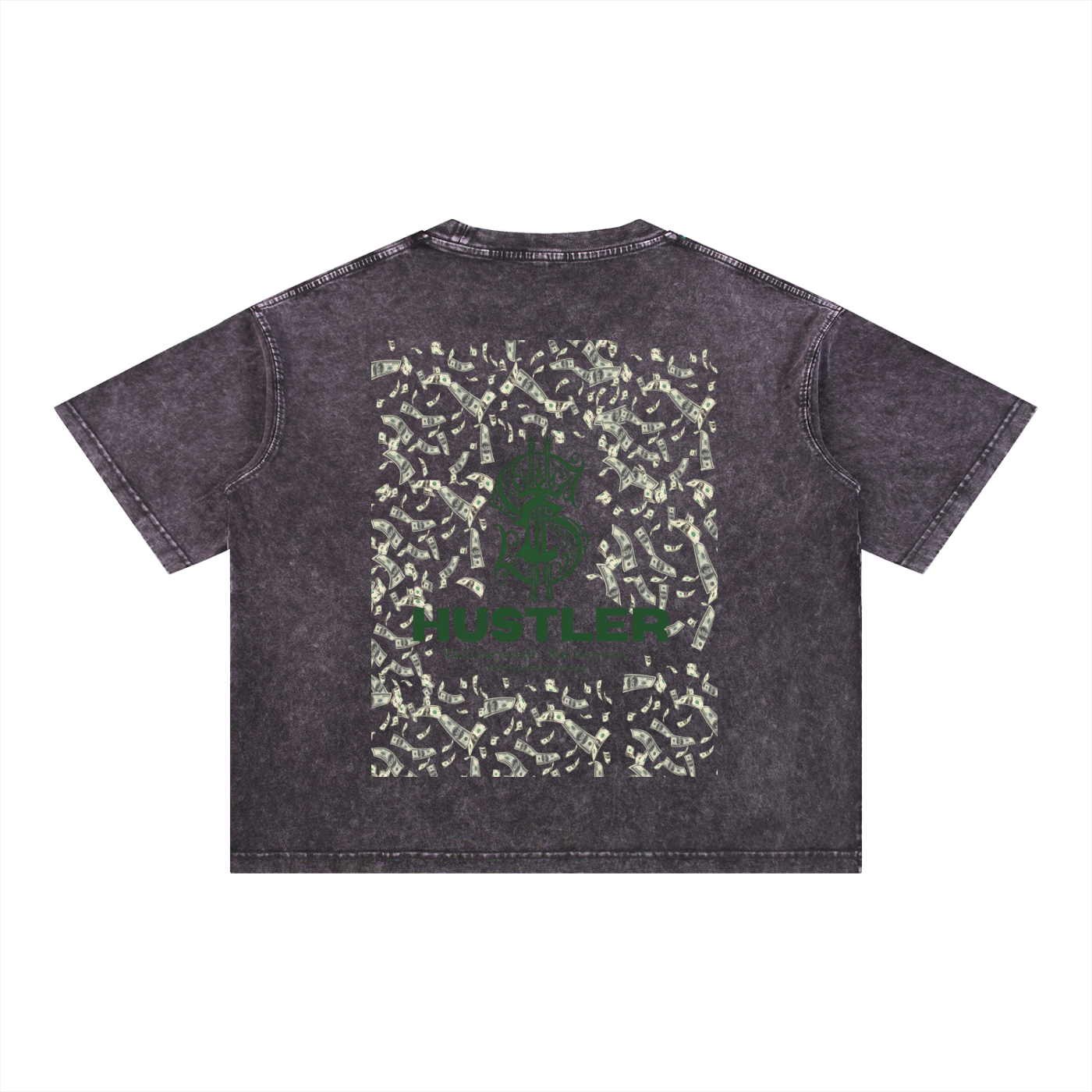 Mineral Wash Boxy Cotton T-Shirt